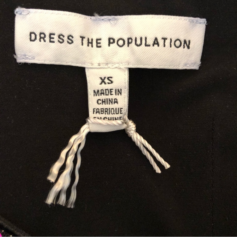 NWOT Dress The Population Rainbow Sequin Mini Dress - Picture 6 of 7